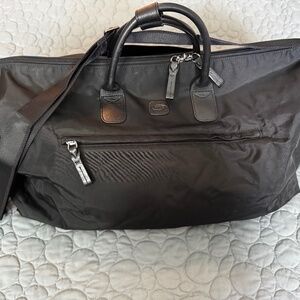 Bric's Milano Nylon Duffle Bag Black on Black
